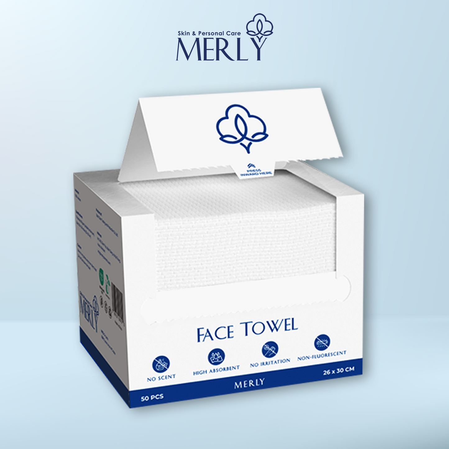 Disposable Face Towels Size XL 10"x12"